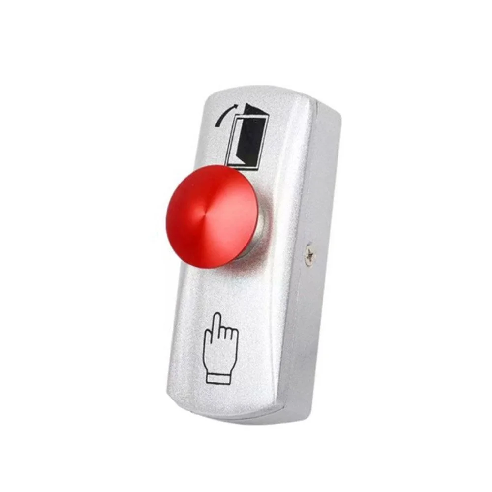 Buton cerere iesire tip ciuperca LinkPower ML-909R, NO/COM, aliaj aluminiu