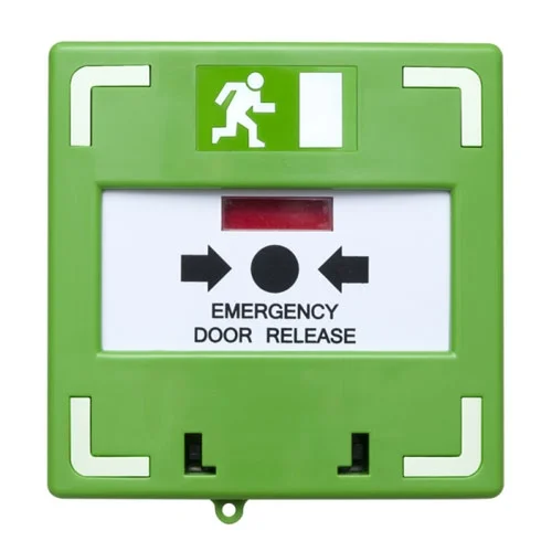 Buton iesire de urgenta SCP-110-gn, 1 comutator, Buzzer, LED bicolor