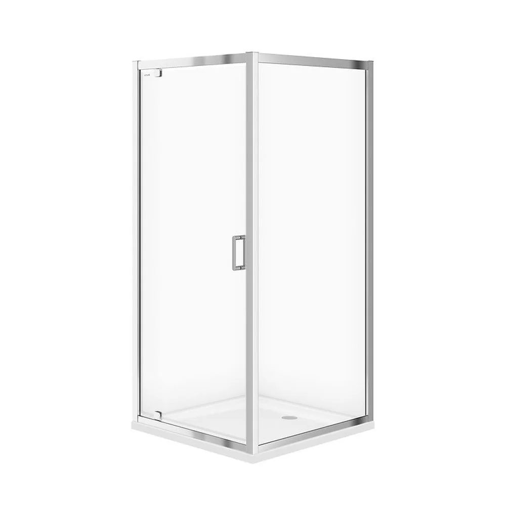 Cabina de dus patrata 90x90 cm Cersanit Arteco, crom