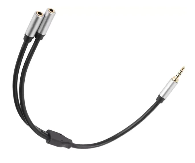 Cablu adaptor audio QHD74  de 3.5mm 20cm