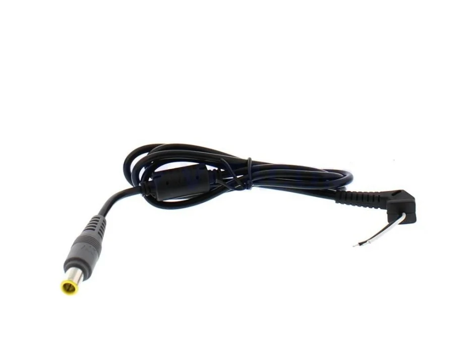 Cablu de alimentare DC 7.9 x 5.5mm Lenovo la 2 fire deschise 1.2m 90W, CABLE-DC-LE-7.9X5.5/TP