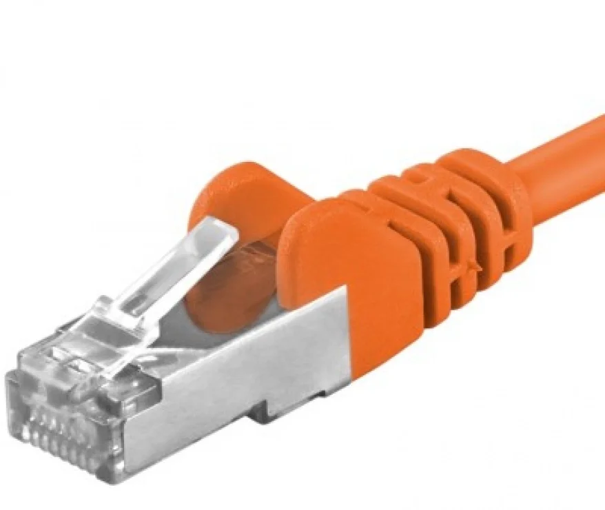 Cablu de retea RJ45 cat 6A SFTP 1m Portocaliu, sp6asftp010E