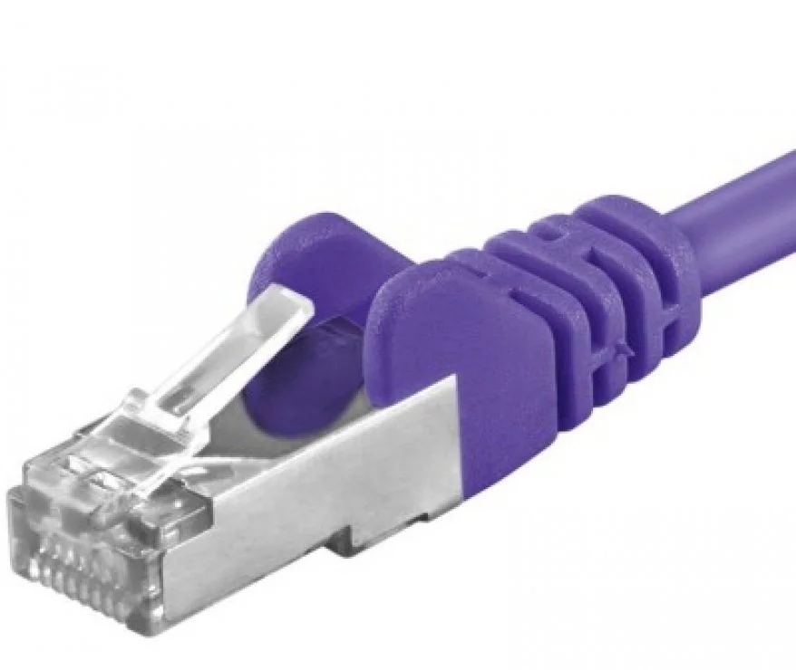 Cablu de retea RJ45 cat 6A SFTP 7m Mov, sp6asftp070v