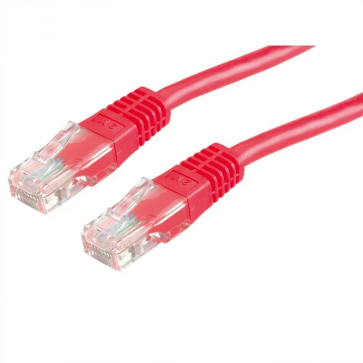 Cablu de retea RJ45 MYCON UTP Cat.6 10m Rosu, CON1581