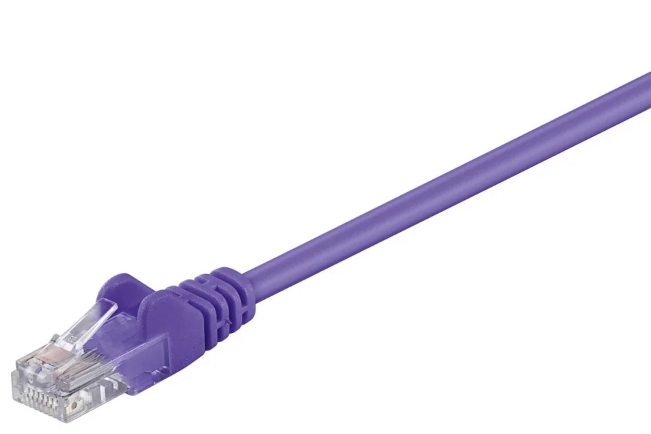 Cablu de retea RJ45 UTP cat 5e 10m Mov, SPUTP100V