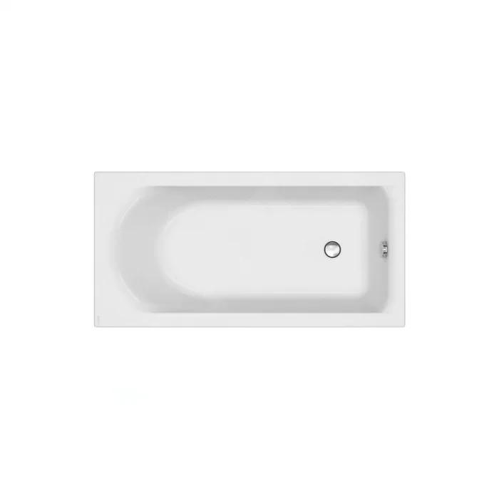 Cada baie dreptunghiulara 150x75 cm, alba, acril, Cersanit City