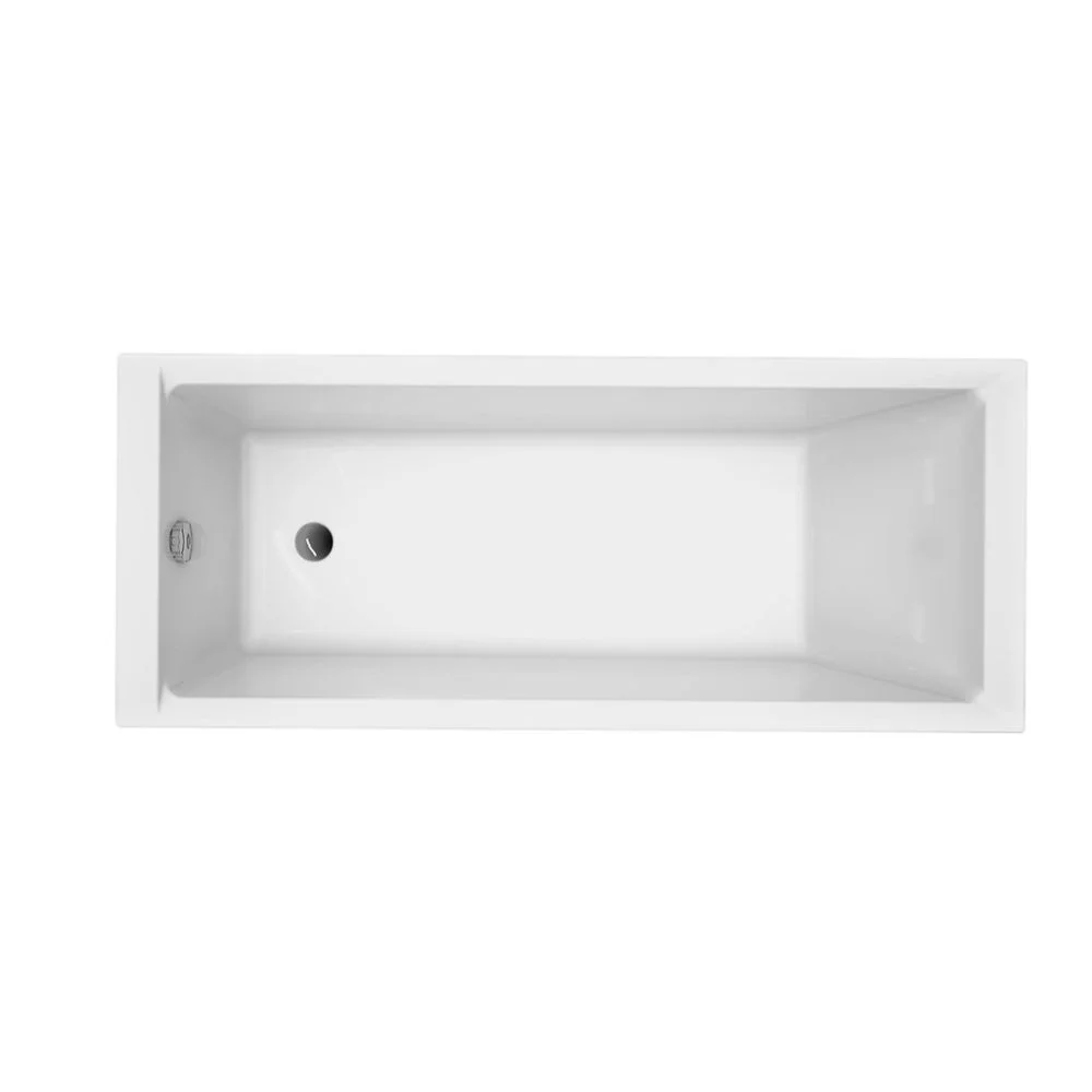 Cada baie incastrata Cersanit Balinea, 170 x 70 cm, dreptunghiulara, alb lucios