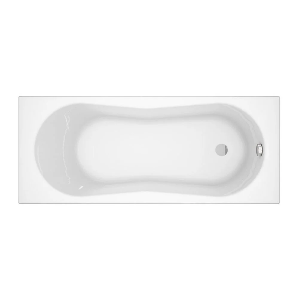 Cada baie incastrata Cersanit Nike, 170 x 70 cm, dreptunghiulara, alb lucios