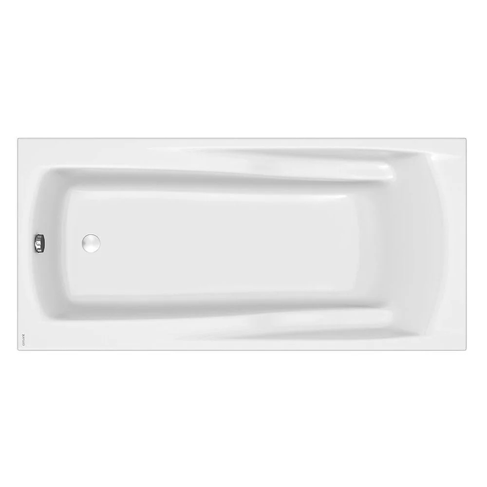 Cada baie incastrata Cersanit Zen, 180 x 85 cm, dreptunghiulara, alb lucios