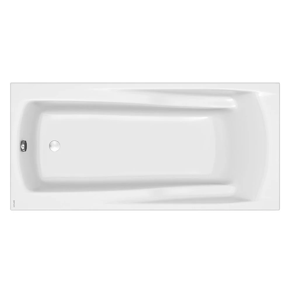 Cada baie incastrata Cersanit Zen, 190 x 90 cm, dreptunghiulara, alb lucios