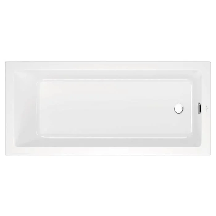 Cada dreptunghiulara Villeroy  Boch  Targa Plus Solo, 160 x 70 cm, alb alpin