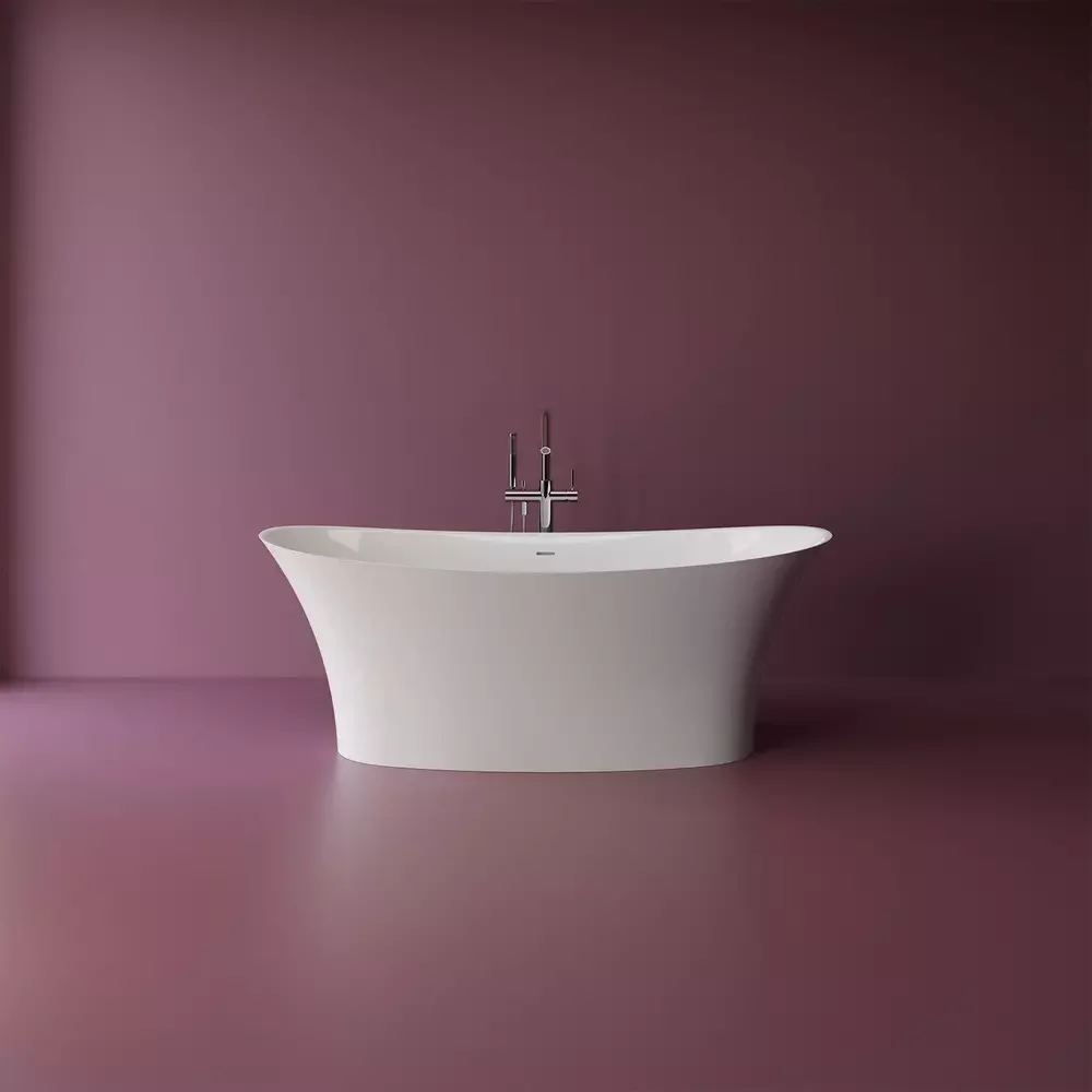 Cada freestanding din compozit 170x79 cm Marmite Syros