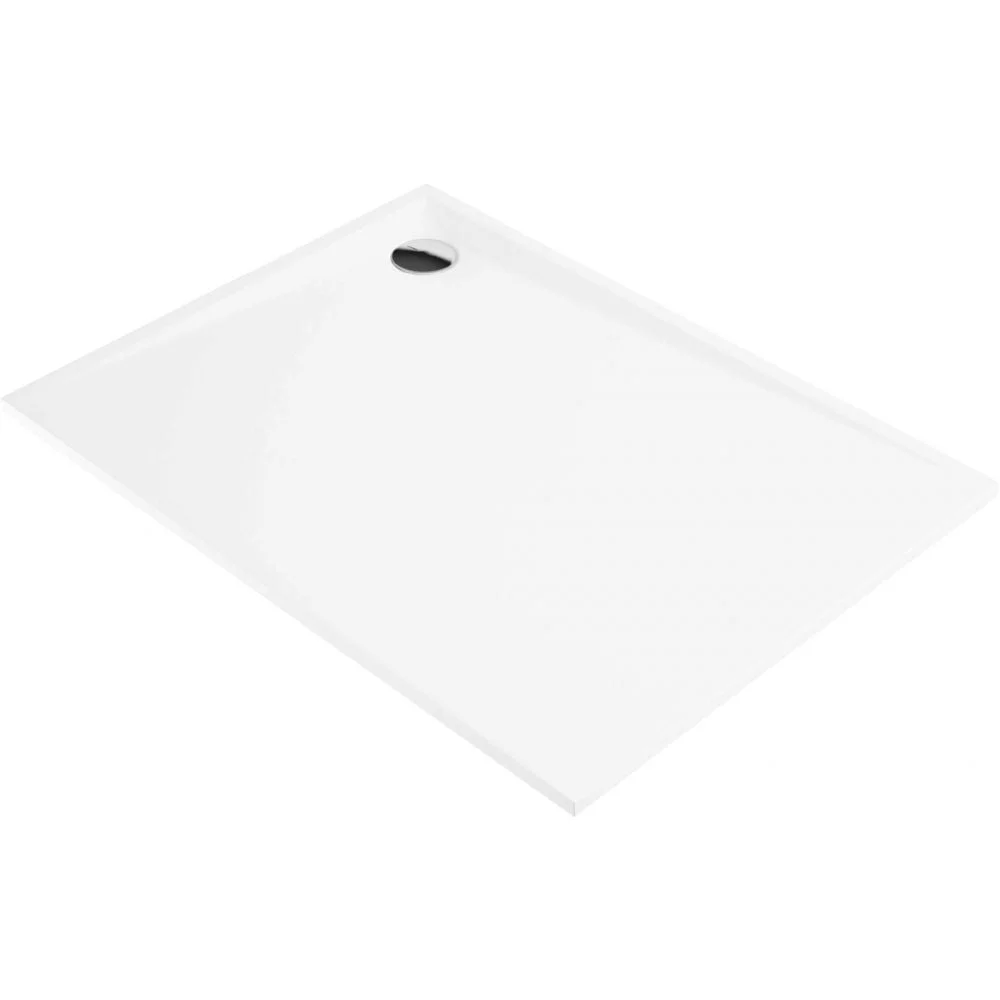 Cadita dus dreptunghiulara alba 100x80 cm Kerria Plus, Deante