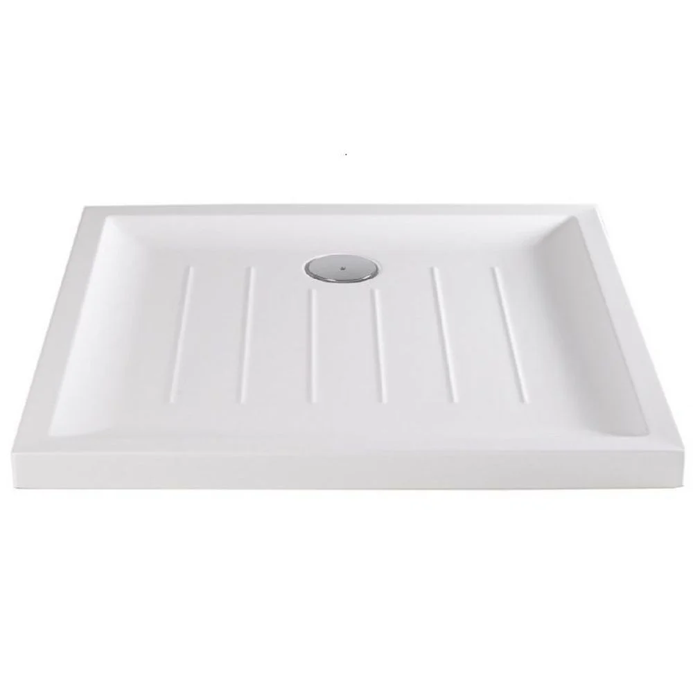 Cadita dus Gala Vita, 80x80 cm, patrata, alba