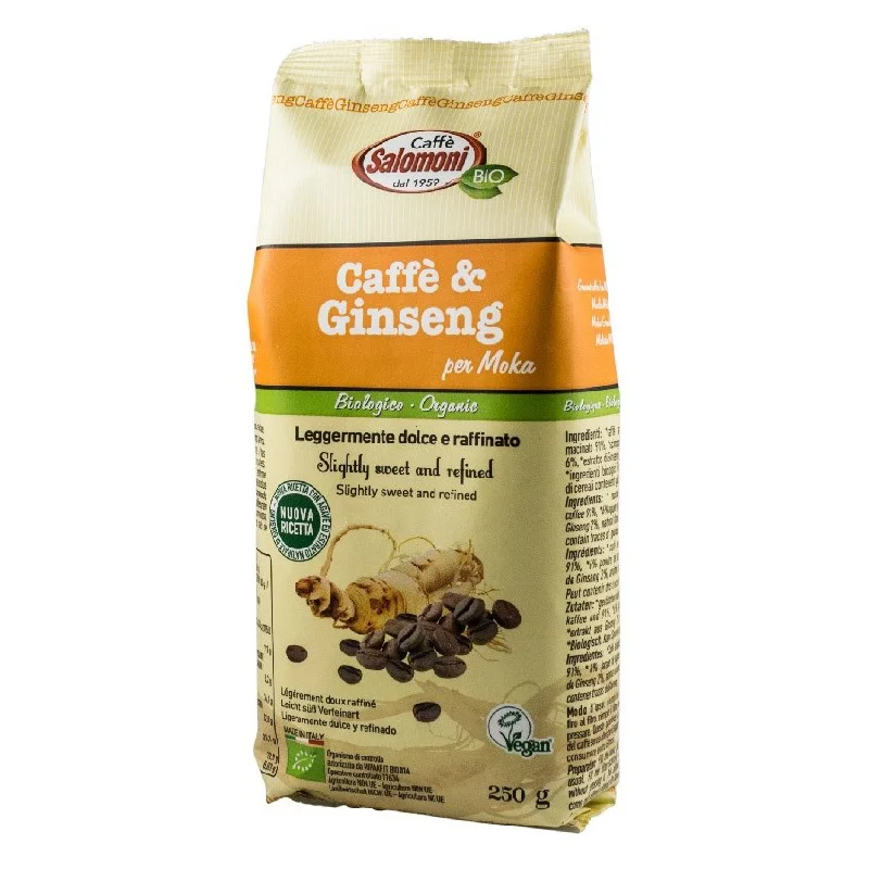 Cafea si ginseng bio, 250g, Salomoni Cafe