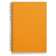 Caiet A4 cu spira, 60 file dictando, 60g/mp, PP 280 microni