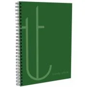 Caiet cu spira, Trendy Green, A5, matematica, 80 file
