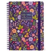 Caiet dictando cu spirala, Maxi A4, Flori, Legami