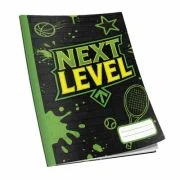 Caiet Next Level A4, 48 de file, 60g/mp, dictando, diverse modele de coperti
