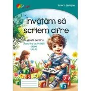 Caiet pentru grupa mare/pregatitoare. Invatam sa scriem cifre (semne grafice) - Estera Tintesan