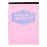 Caiet Pukka Pad Pastel, A4, 160 pagini, dictando, roz