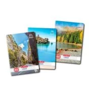 Caiet scolar A4 Herlitz X. Book Discover Romania, 60 file, matematica, colturi rotunjite, 70g/mp, 9487880