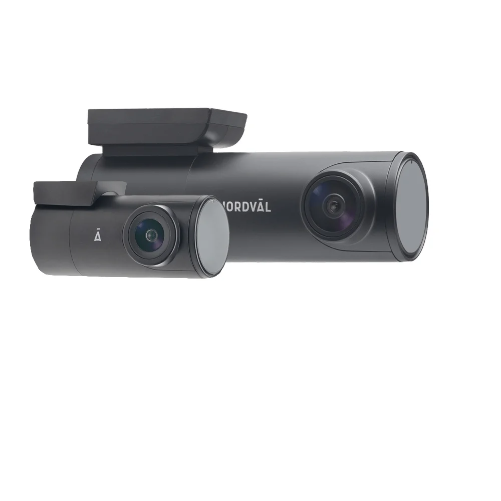 Camera auto fata/spate Nordval DC102 2CH cu WiFi, Ultra-HD 4K, GPS Logger, G-senzor, mod parcare, slot card + card 32 GB