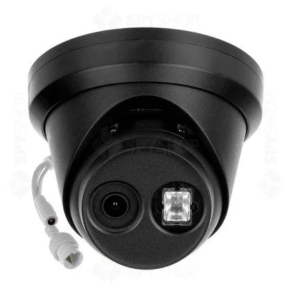 Camera IP AcuSense Hikvision DS-2CD2363G2-IUB, 6MP, lentila 2.8mm, IR 30m, 120 dB WDR, microfon, PoE, IP67, neagra