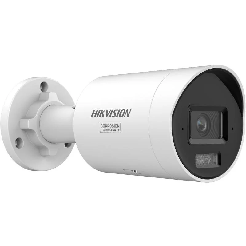 Camera IP ColorVu Hikvision DS-2CD2047G3-LI2UY/SL, 4MP, lentila 2.8mm, Smart Hybrid Light 40m, microfon dual, alarma, PoE, IP67