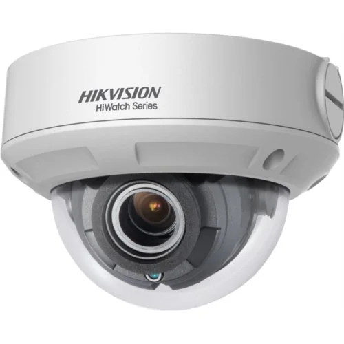 Camera IP Dome Hikvision HiWatch HWI-D640H-ZC, 4MP, IR 30 m, lentila motorizata 2.8-12 mm, slot card, PoE