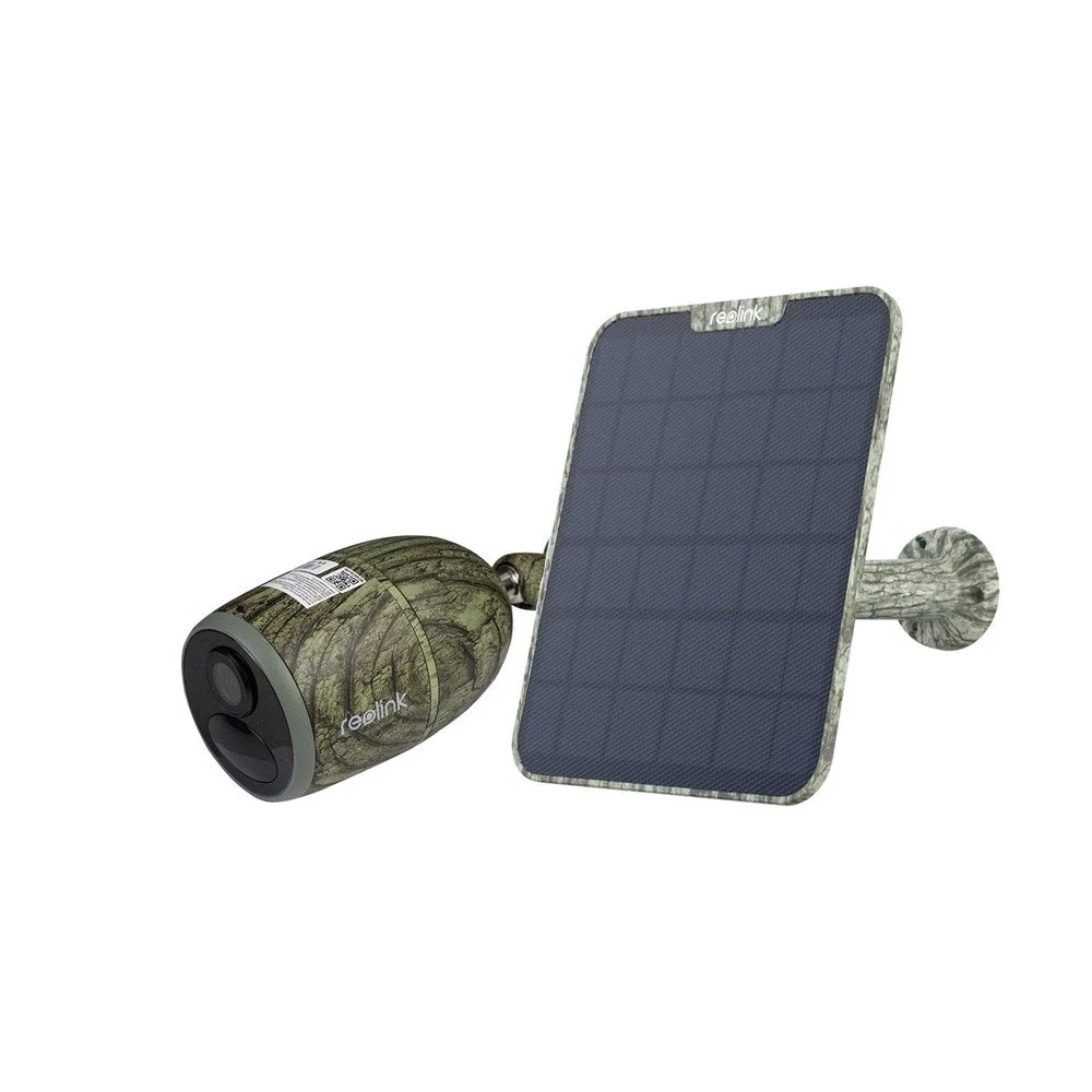 Camera pentru vanatoare wireless GSM 4G Reolink Go Plus G330, 2K, IR 10 m, microfon si difuzor, slot card, vizualizare de pe telefon + panou solar