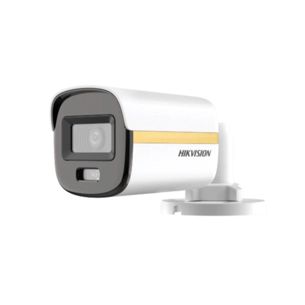 Camera supraveghere cu iluminare duala Hikvision ColorVU Turbo HD DS-2CE10KF3T-LE, 5 MP, 2.8 mm, IR/Lumina alba 20 m, PoC