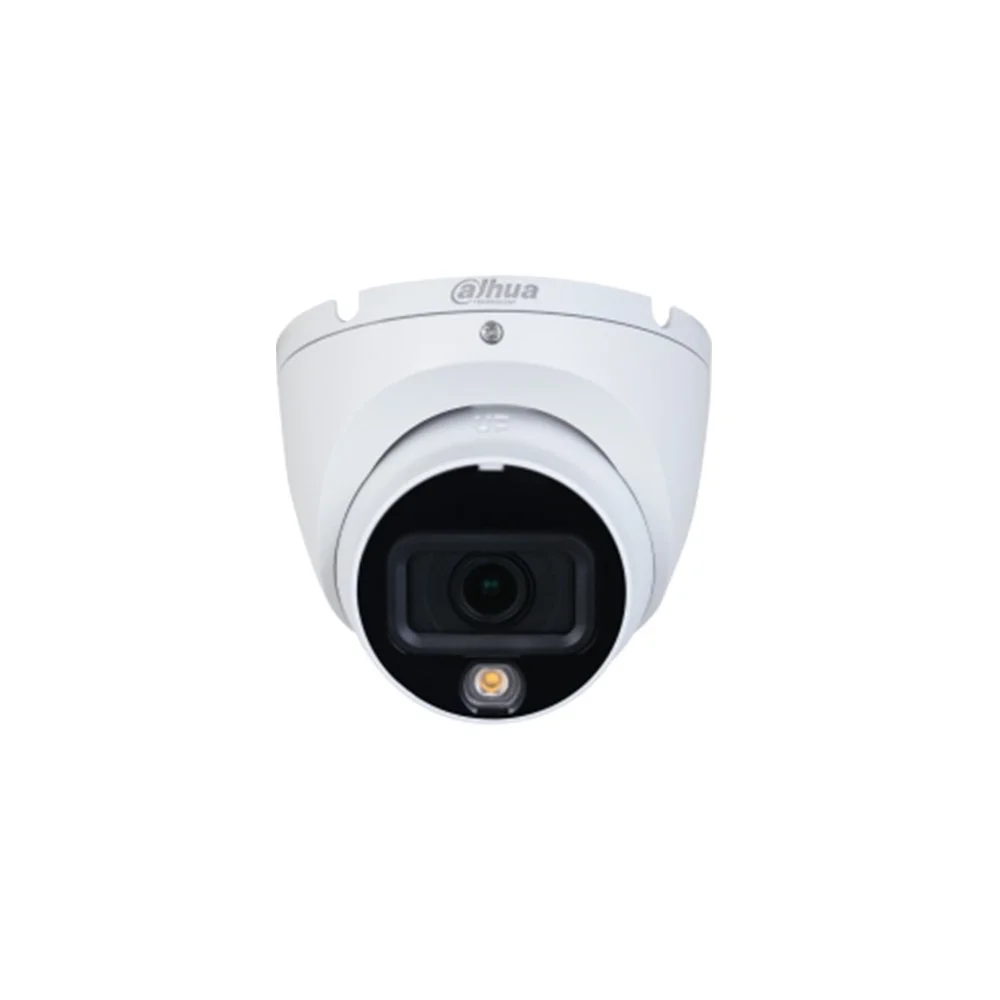Camera supraveghere Dome cu iluminare duala Dahua HAC-HDW1200TLM-IL-A-0280B-S6, 2 MP,  2.8 mm, IR/lumina alba 20 m, microfon