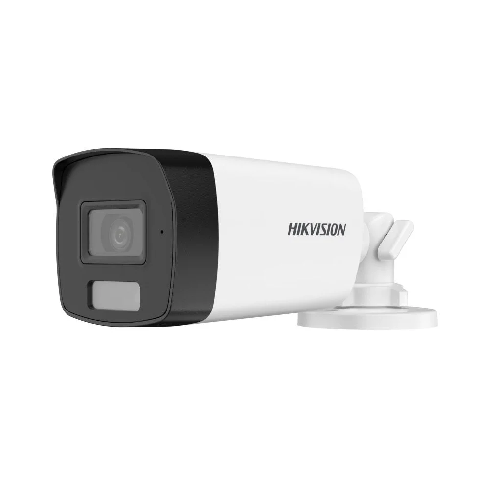 Camera supraveghere exterior Hikvision Smart Hybrid Light DS-2CE17K0T-LFS, 5 MP, 3.6 mm, IR/lumina alba 40 m
