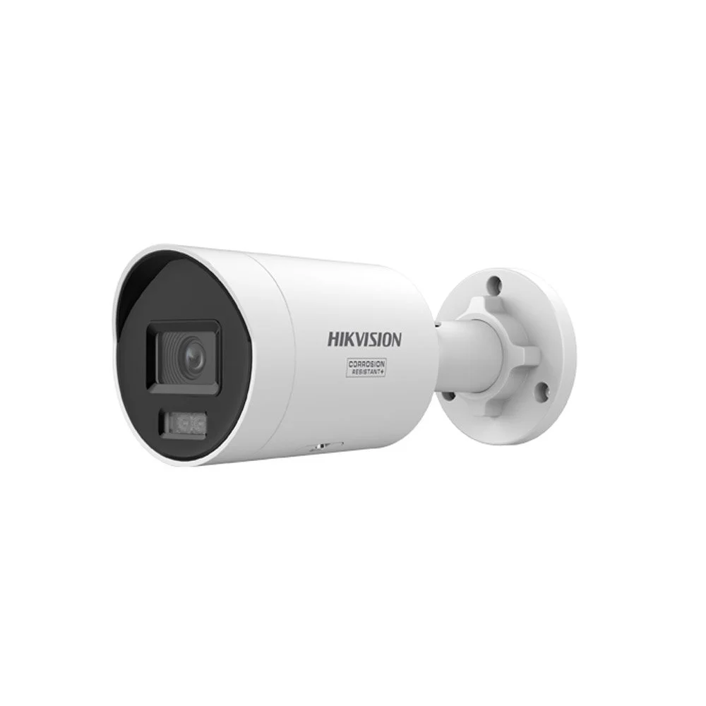 Camera supraveghere exterior IP cu iluminare duala Hikvision ColorVu DS-2CD2047G3-LIY, 4 MP, 2.8 mm, IR/lumina alba 40 m, slot card, PoE