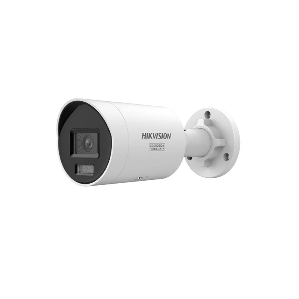 Camera supraveghere exterior IP cu iluminare duala Hikvision ColorVu DS-2CD2087G3-LI2UY, 8 MP, 2.8 mm, IR/lumina alba 40 m, microfon dual, slot card, PoE