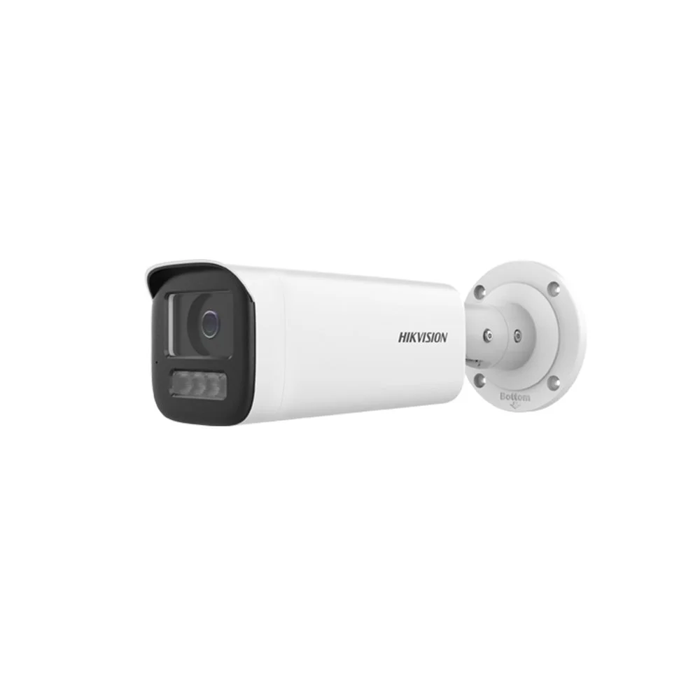 Camera supraveghere exterior IP cu iluminare duala Hikvision DS-2CD1B23G2-LIUF-2.8MM, 2 MP, 2.8 mm, IR/lumina alba 60 m, microfon, detectare miscare, slot card, PoE