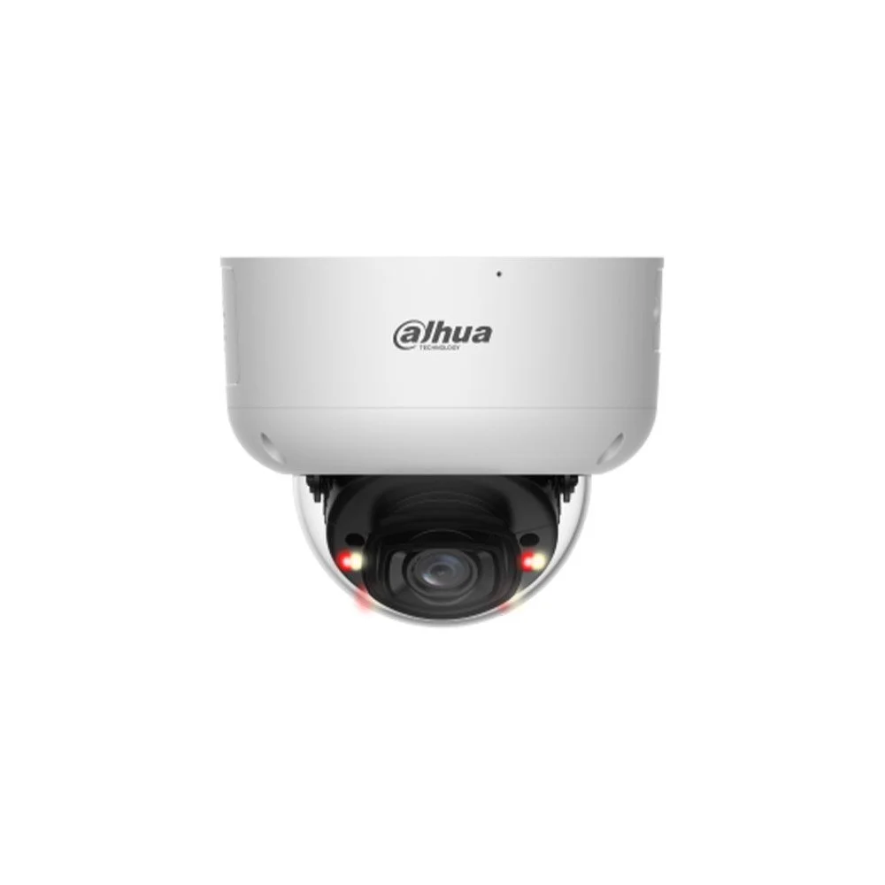 Camera supraveghere IP Dome cu iluminare duala Dahua WizMind DH-IPC-HDBW5459R1-ASE-PV-PRO, 4 MP, 2.8 mm, IR/lumina alba 60 m, microfon si difuzor, PoE, slot card