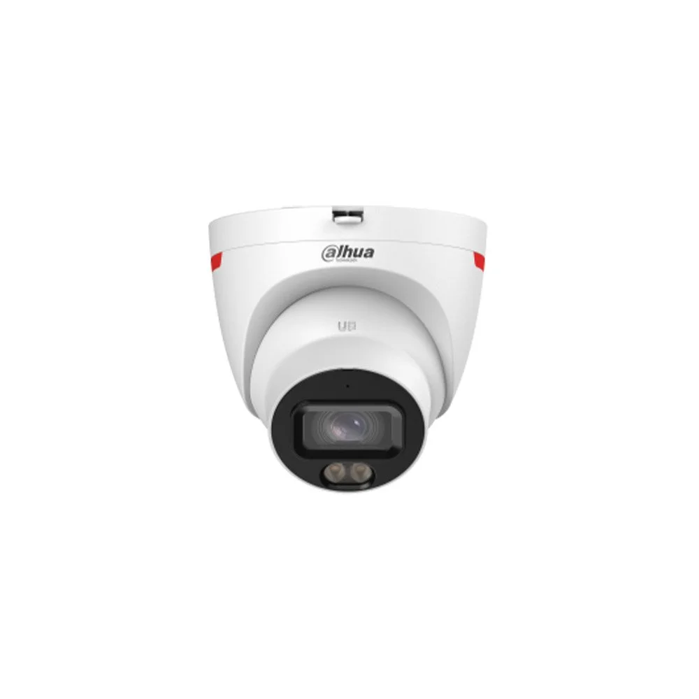 Camera supraveghere IP Dome Dahua WizSense IPC-HDW2649T-S-LED-0280B-PRO, 6 MP, 2.8 mm, lumina alba 30 m, slot card, PoE