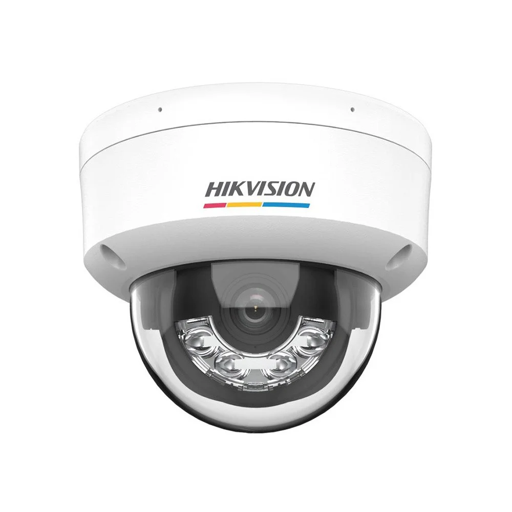 Camera supraveghere IP Dome Hikvision ColorVu DS-2CD1147G2H-LIU, 4MP, 2.8 mm, IR 30 m, microfon, PoE