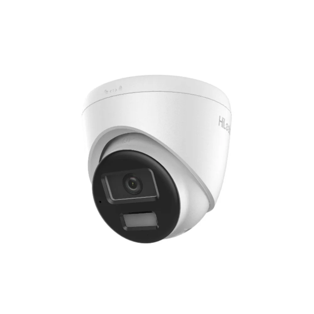 Camera supraveghere IP Dome Hybrid Light Hikvision Hilook IPC-T240HA-LUF/SL(2.8MM), 4 MP, 2.8 mm, IR/Lumina alba 30 m, microfon si difuzor, slot card PoE