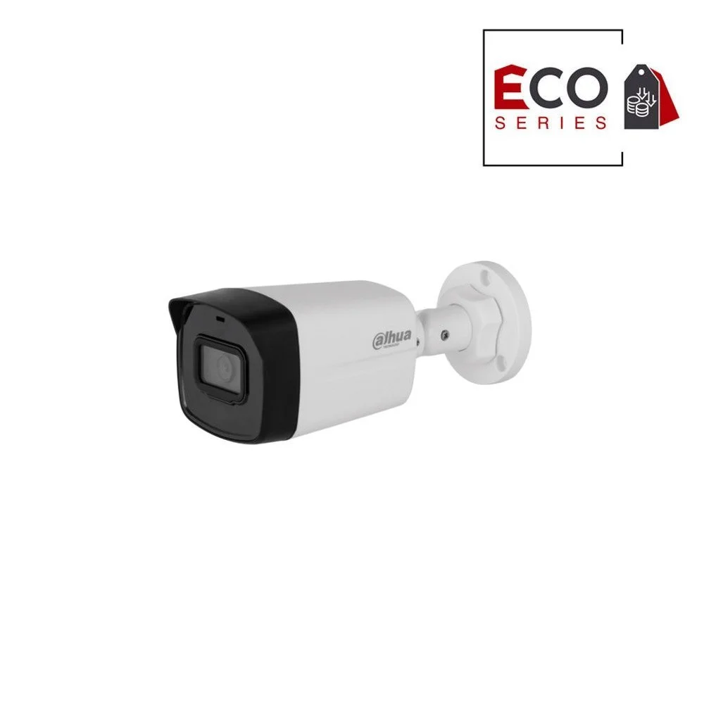 Camera supraveghere IP exterior Dahua Eco Series IPC-HFW1430TL2-A-0360B, 4 MP, 3.6 mm, IR 30 m, microfon incorporat, PoE, detectare miscare
