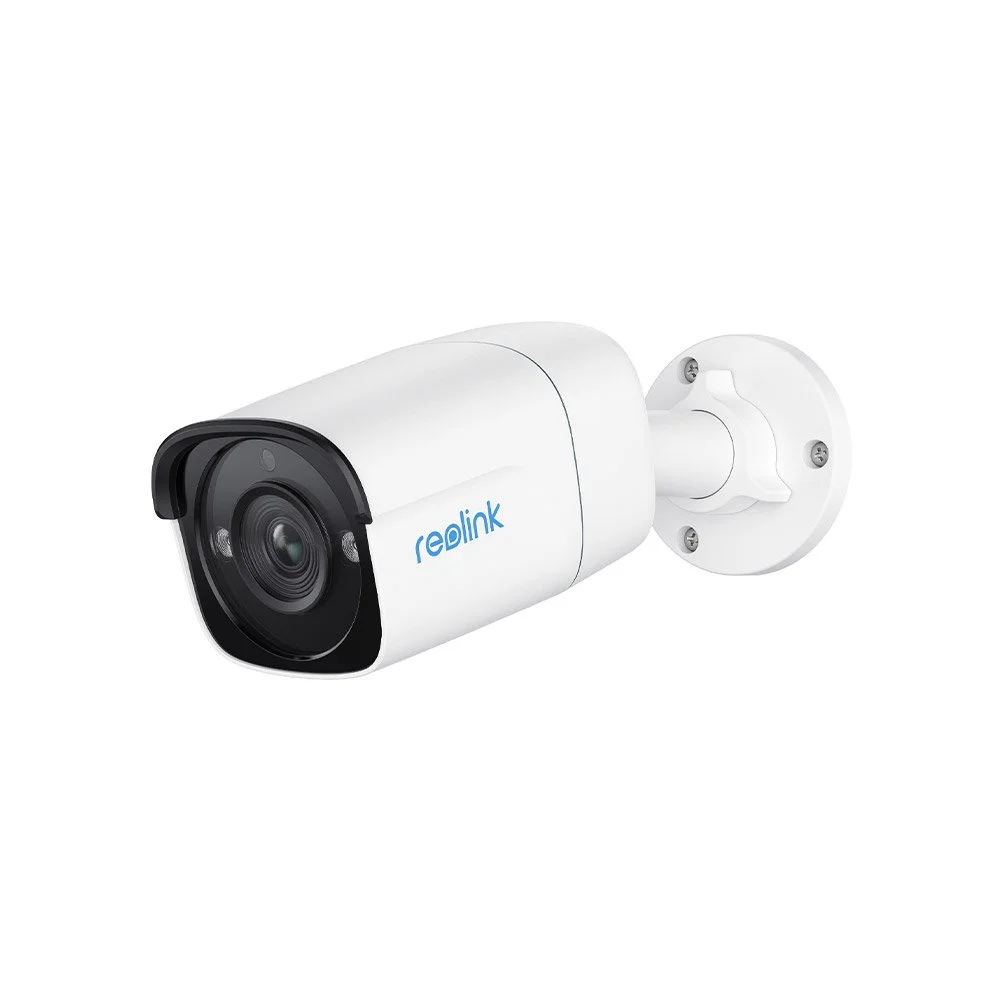 Camera supraveghere IP exterior Reolink RLC-510A P320, 5 MP, IR 30 m, 4 mm, slot card, detectie oameni/vehicule, microfon, PoE