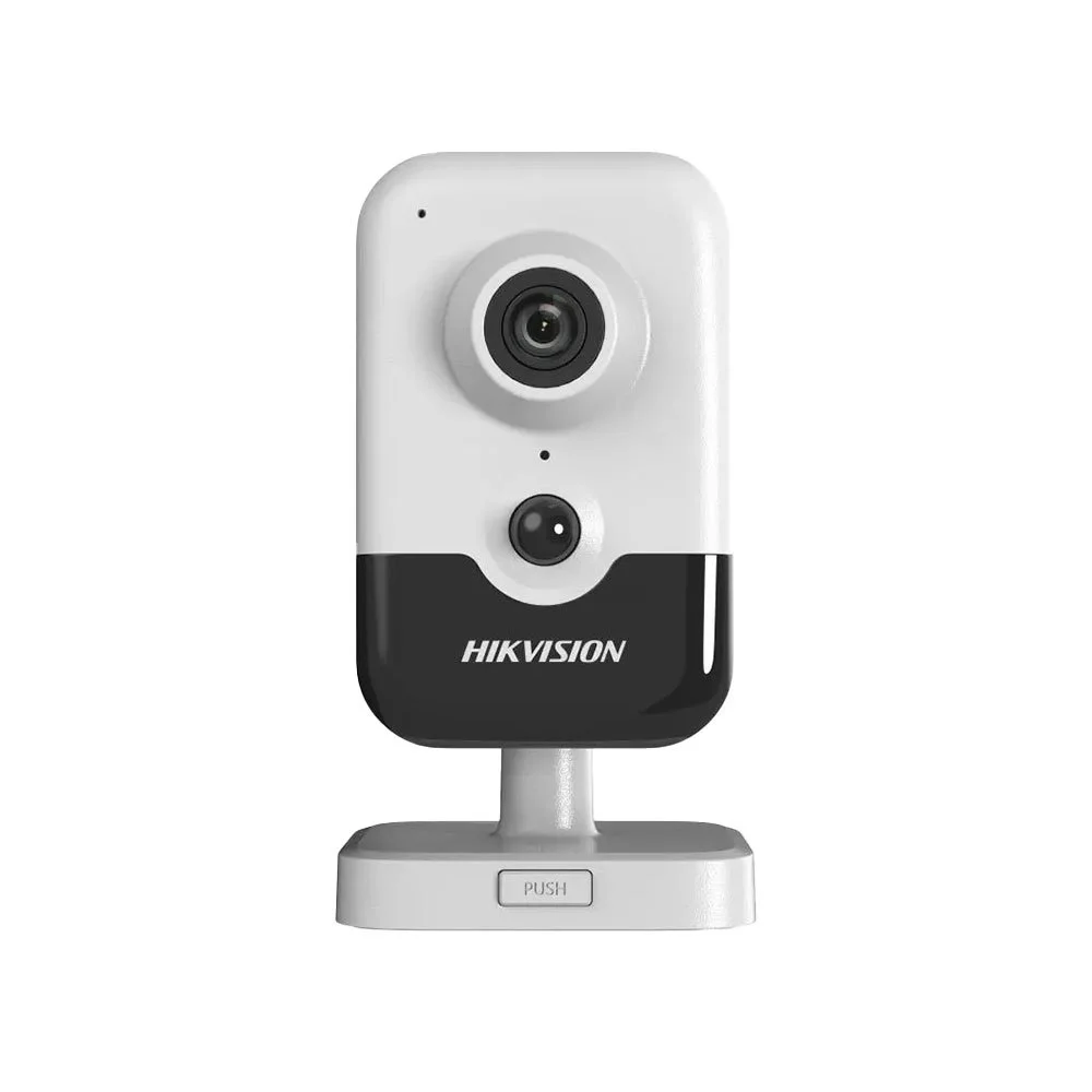 Camera supraveghere IP interior Cube Hikvision AcuSense DS-2CD2426G2-I28C, 2 MP, 2.8 mm, PIR 8 m, IR 10 m, slot card, microfon si difuzor, PoE
