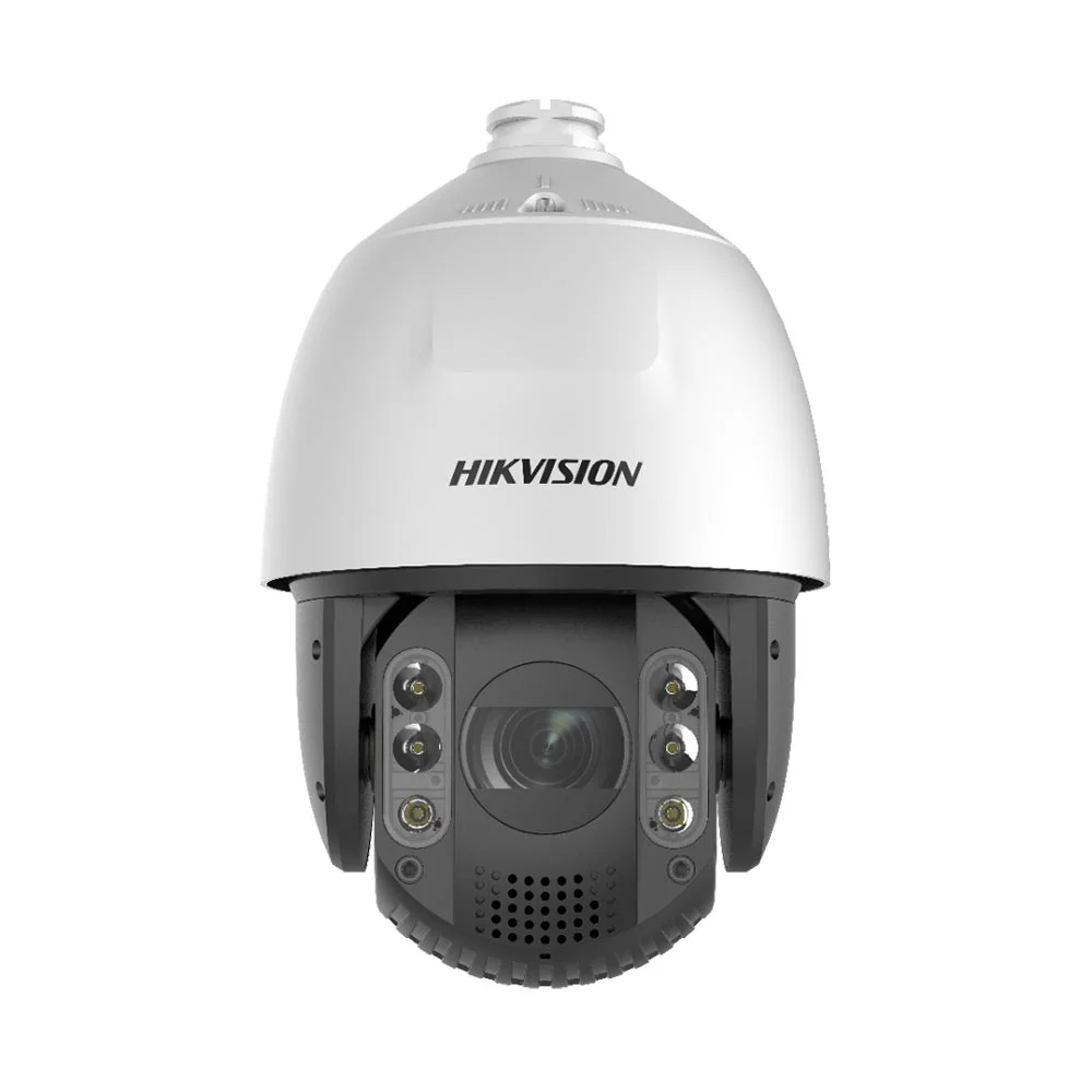 Camera supraveghere IP Speed Dome Hikvision DarkFighter DS-2DE7A425IW-AEB5, 4 MP, IR 200 m, 4.8 - 120 mm, Hi-PoE, suport perete, auto tracking