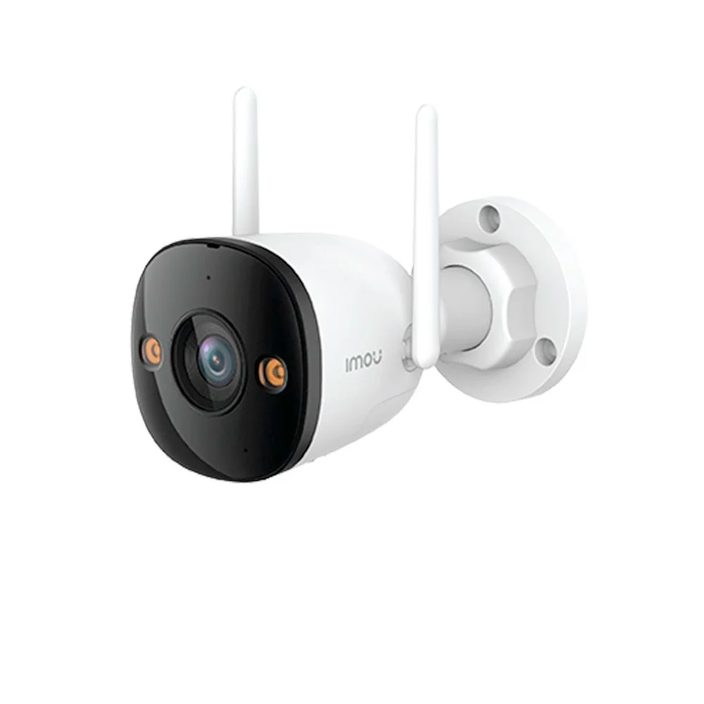 Camera supraveghere IP WiFi 6 cu iluminare duala Imou Bullet 3 IPC-S3EP-5M0WE, 5 MP, 2.8 mm, IR/lumina alba 30 m difuzor si microfon, sirena 110dB, slot card