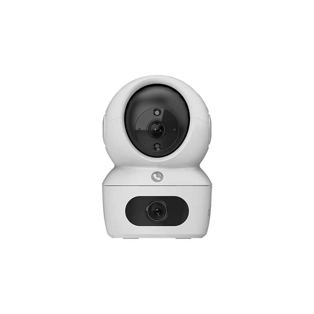 Camera supraveghere IP WiFi6 cu lentila duala PT EZVIZ CS-H7C-4MP(DL), 4 MP, 2.8 / 6.0 mm, IR 10 m, microfon si difuzor, slot card