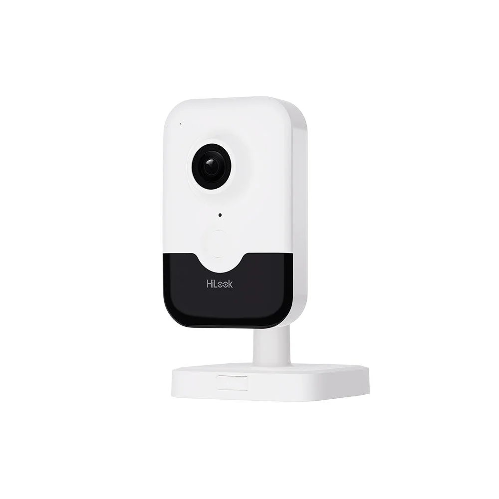 Camera supraveghere IP wireless WiFi Hikvision HiLook AcuSense IPC-C340HA-D/W(W), 4 MP, IR 10 m, slot card, 2.8 mm, microfon / difuzor