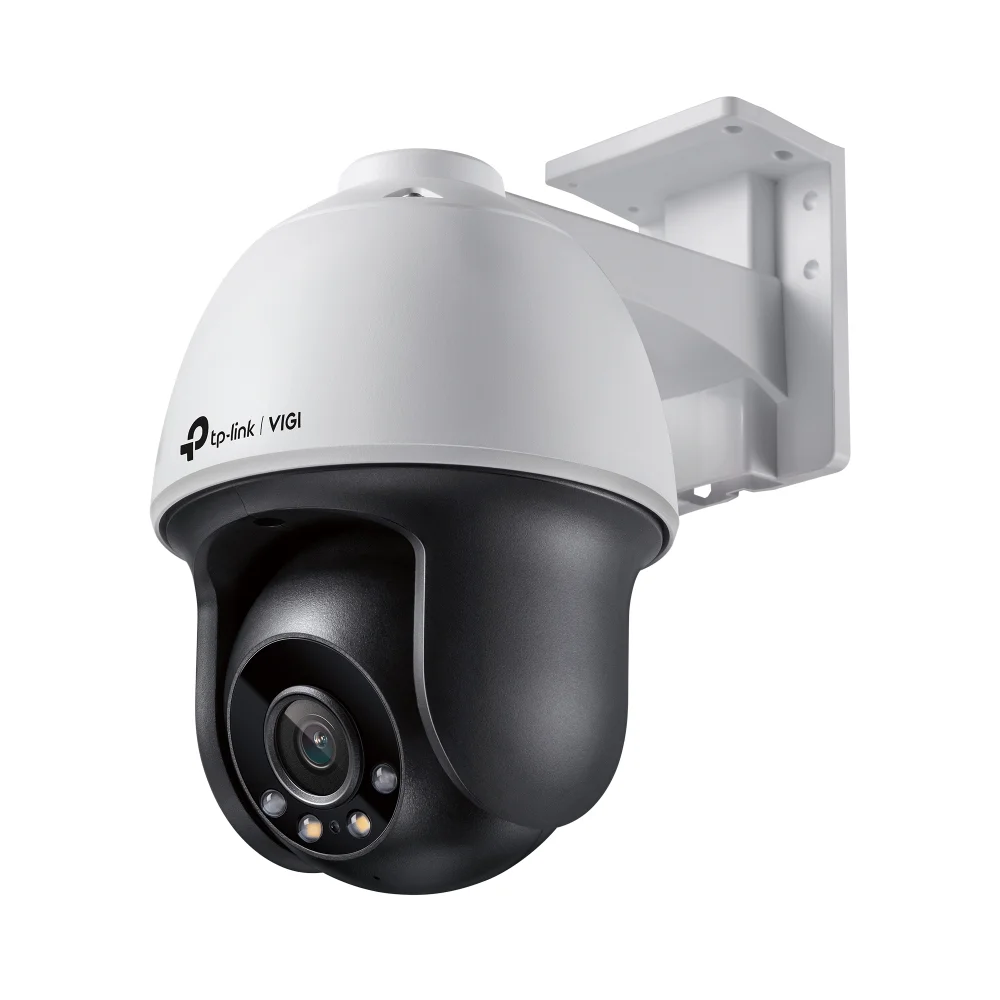 Camera supraveghere rotativa IP Speed Dome PT TP-Link VIGI Full Color C540, 4 MP, 4 mm, IR / lumina alba 30 m, microfon si difuzor, slot card, PoE