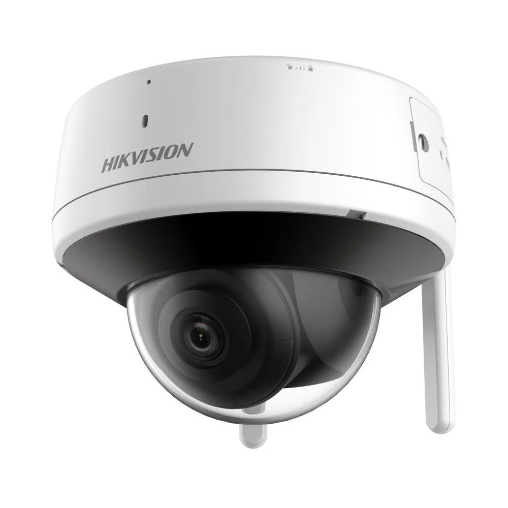 Camera supraveghere wireless IP Dome  HikVision DS-2CV2141G2-IDW(2.8MM)(W), 4 MP, 2.8 mm, IR 30 m, microfon, difuzor, slot card